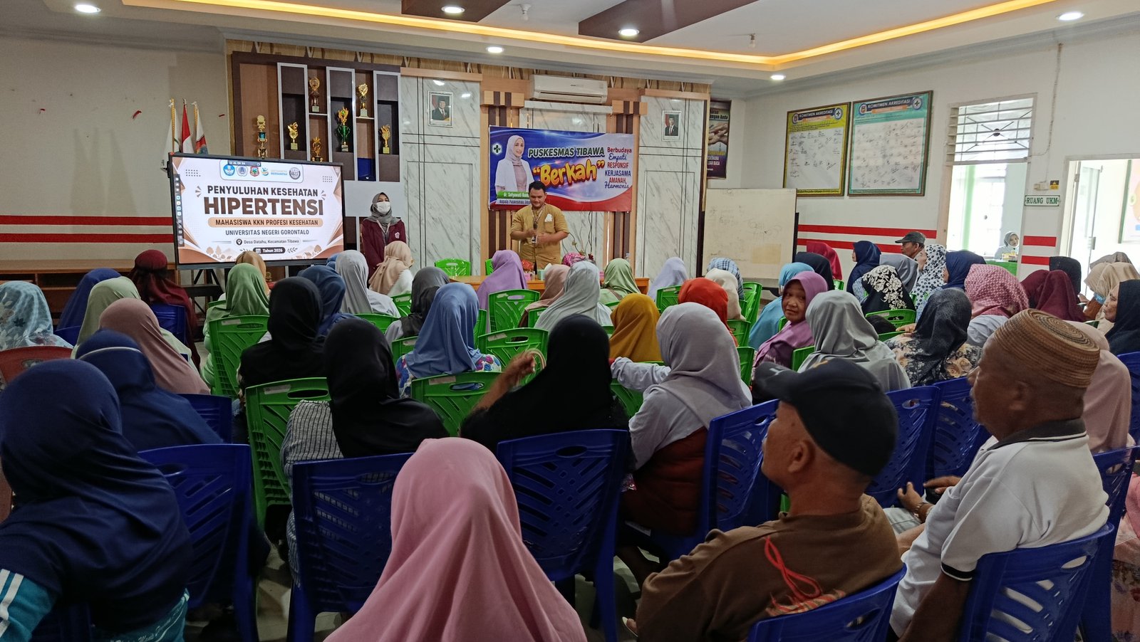 Edukasi PROLANIS : Hipertensi & Diabetes Melitus bersama dr. Taufik Ramadhan Biya, Sp.PD.,KEMD di Puskesmas Tibawa